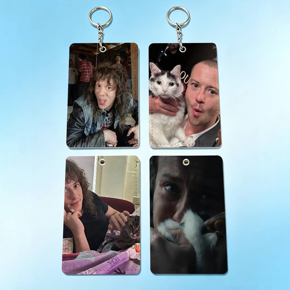 Leather Work Leather - Брелок-держатель для карт J-Joseph Quinn Cat,