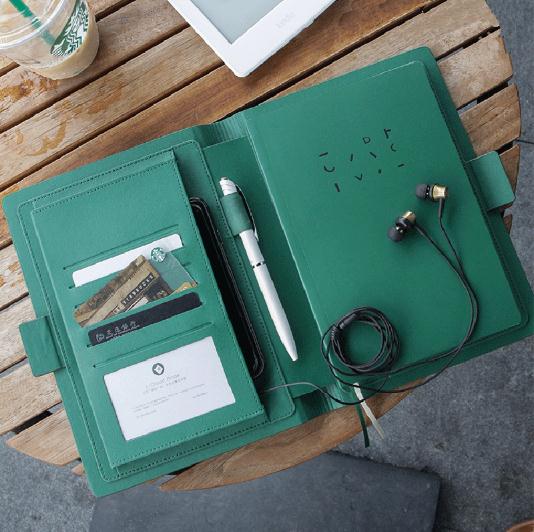 Leatherwork Journal - Изысканный высококачественный деловой блокнот из искусственной