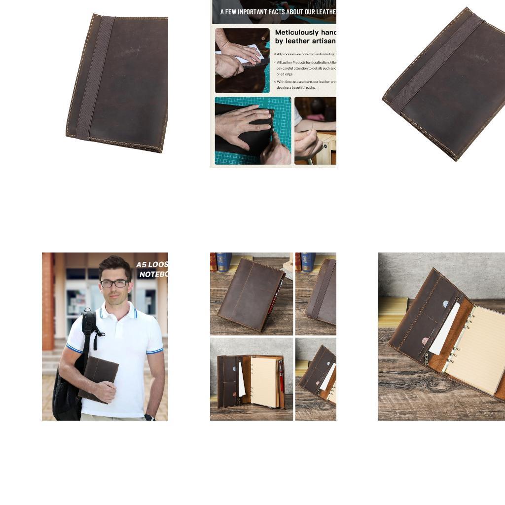 Leatherwork Journal - Кожаный журнал для школы, работы и