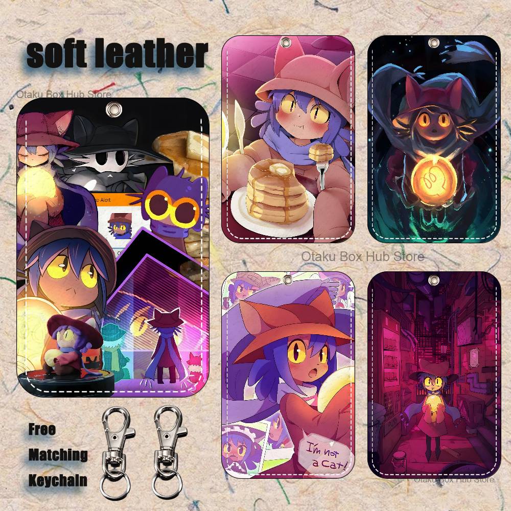 Leather Work Leather - Брелок-держатель для карт Anime N-Niko O-OneshotS: