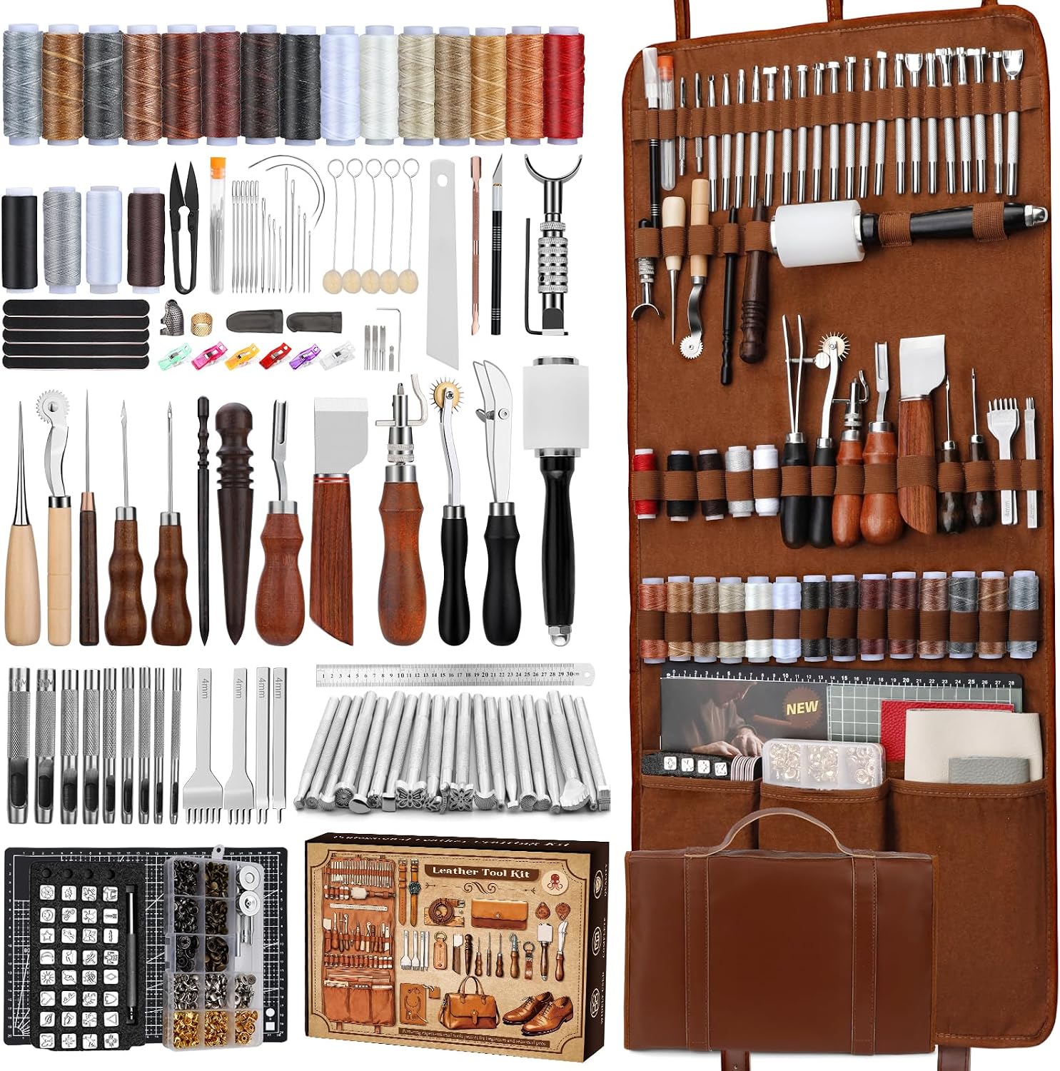 Leather Work Leather - Набор для работы с кожей, инструменты