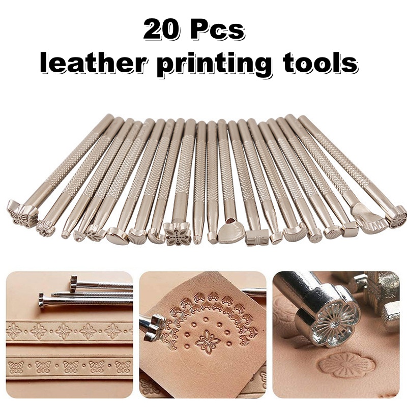 Набор из 20 инструментов для т – обзор и цена Leather Stamp Set