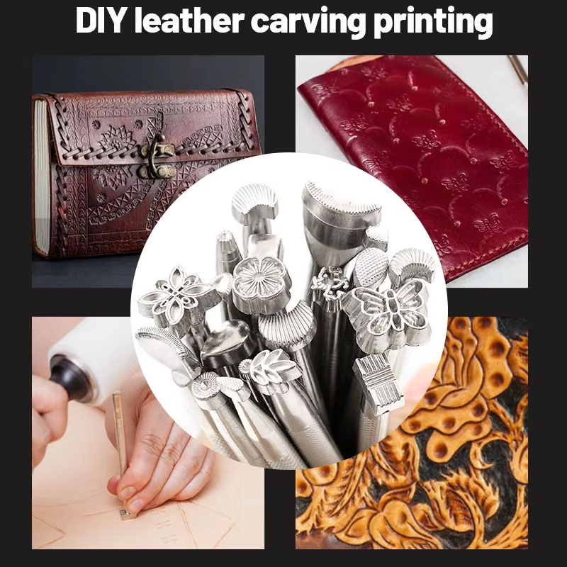 Набор из 20 инструментов для в – обзор и цена Leather Stamp Set