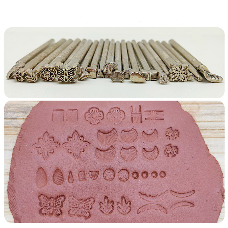 20 шт., штампы для тиснения ко – обзор и цена Leather Stamp Set