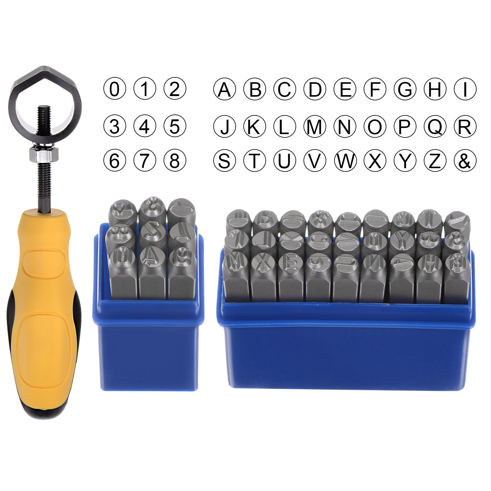 Набор для штамповки металла 6  – обзор и цена Leather Stamp Set