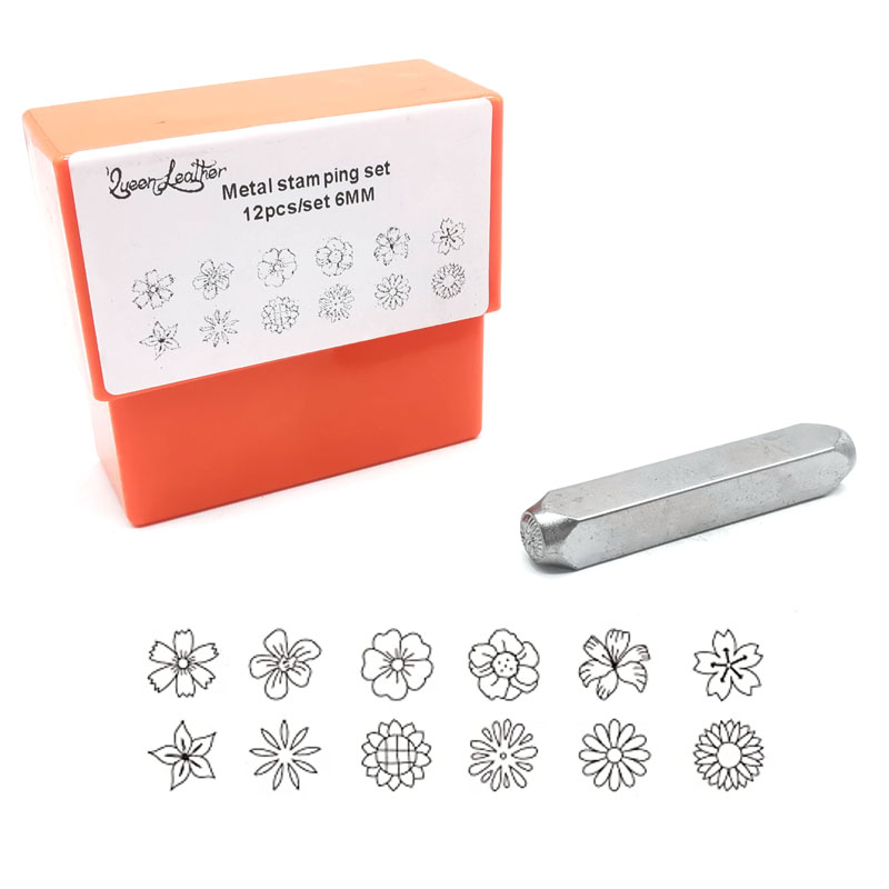 Набор штампов с цветочным узор – обзор и цена Leather Stamp Set