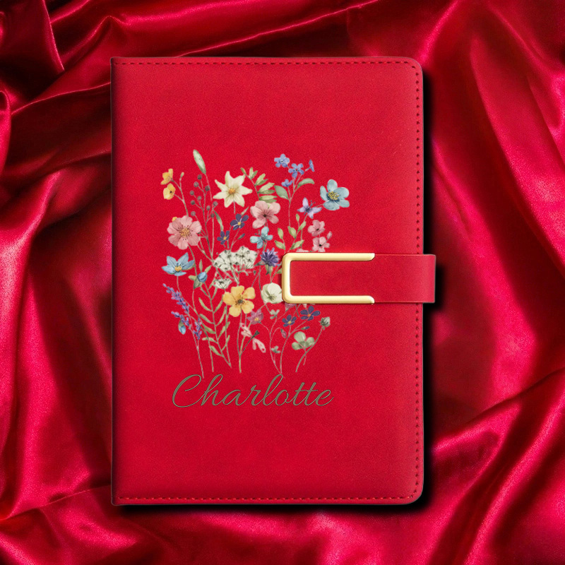Блокнот A5 с цветочным моногра – обзор и цена Leatherwork Journal