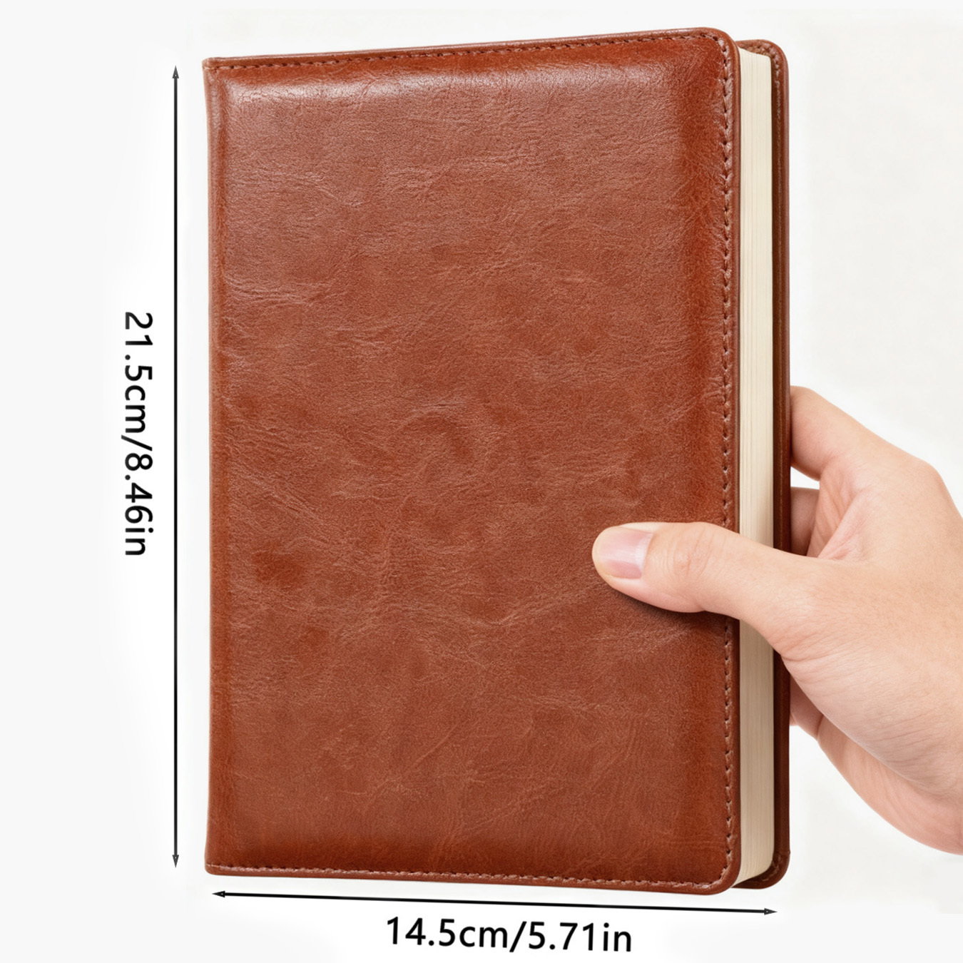 Блокнот A5 из искусственной ко – обзор и цена Leatherwork Journal